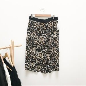 Dressbarn Leopard Midi Skirt